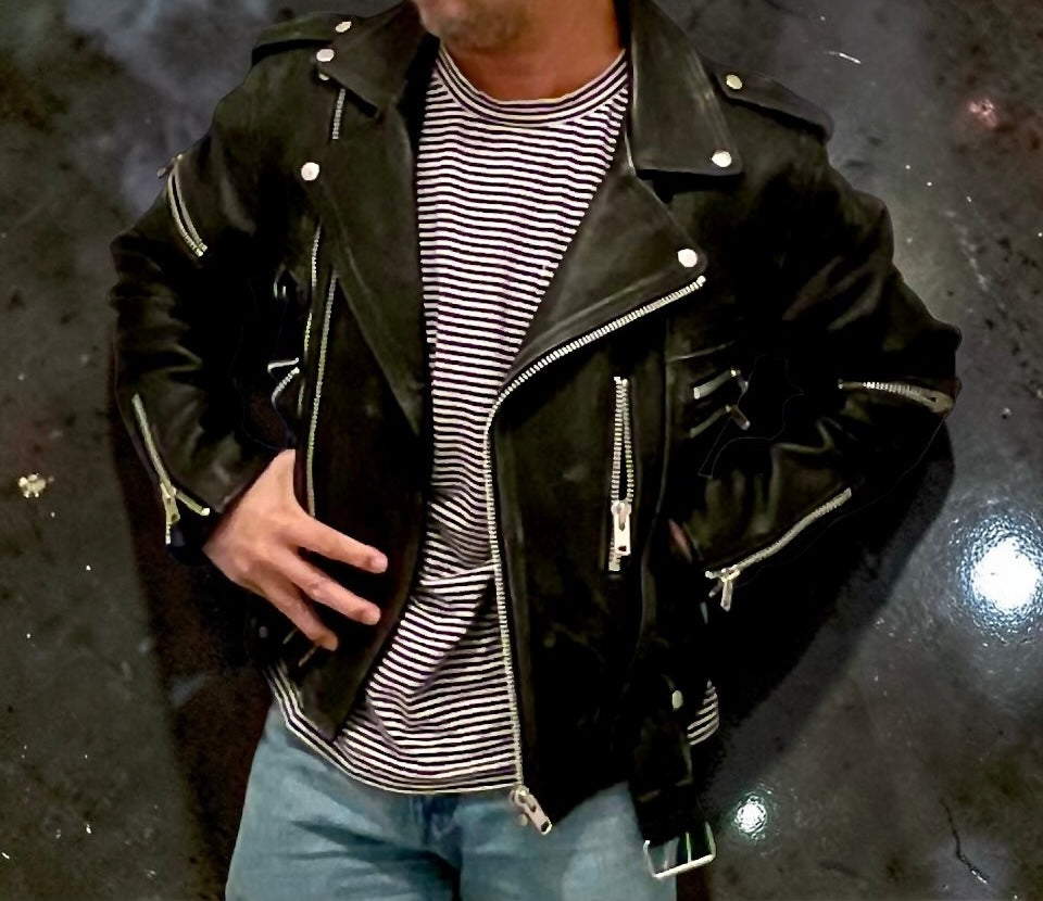 Mayhem Trooper Motorcycle Leather Jacket M