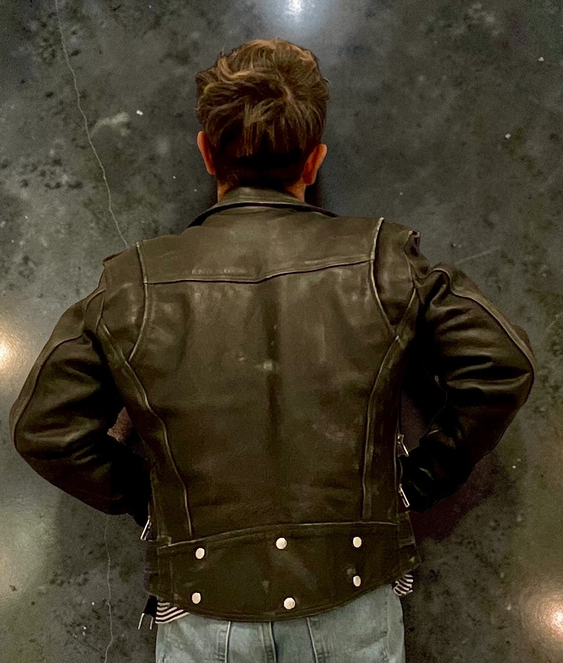 Mayhem Trooper Motorcycle Leather Jacket M