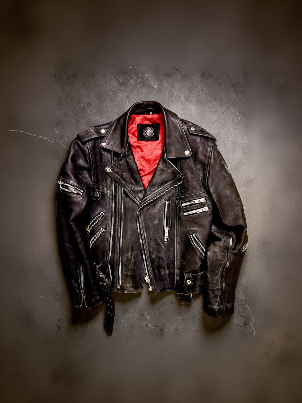Mayhem Trooper Motorcycle Leather Jacket M