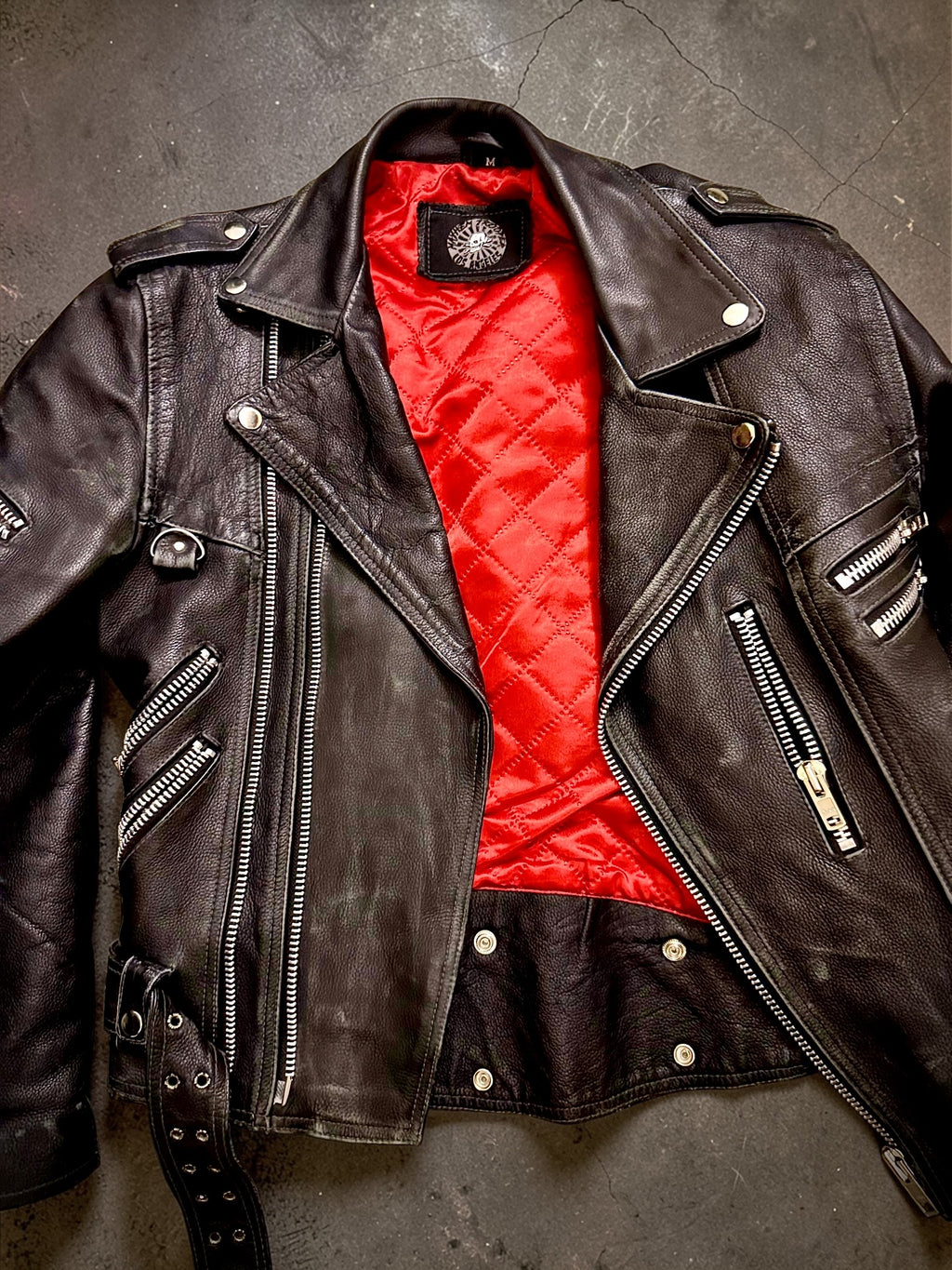 Mayhem Trooper Motorcycle Leather Jacket M