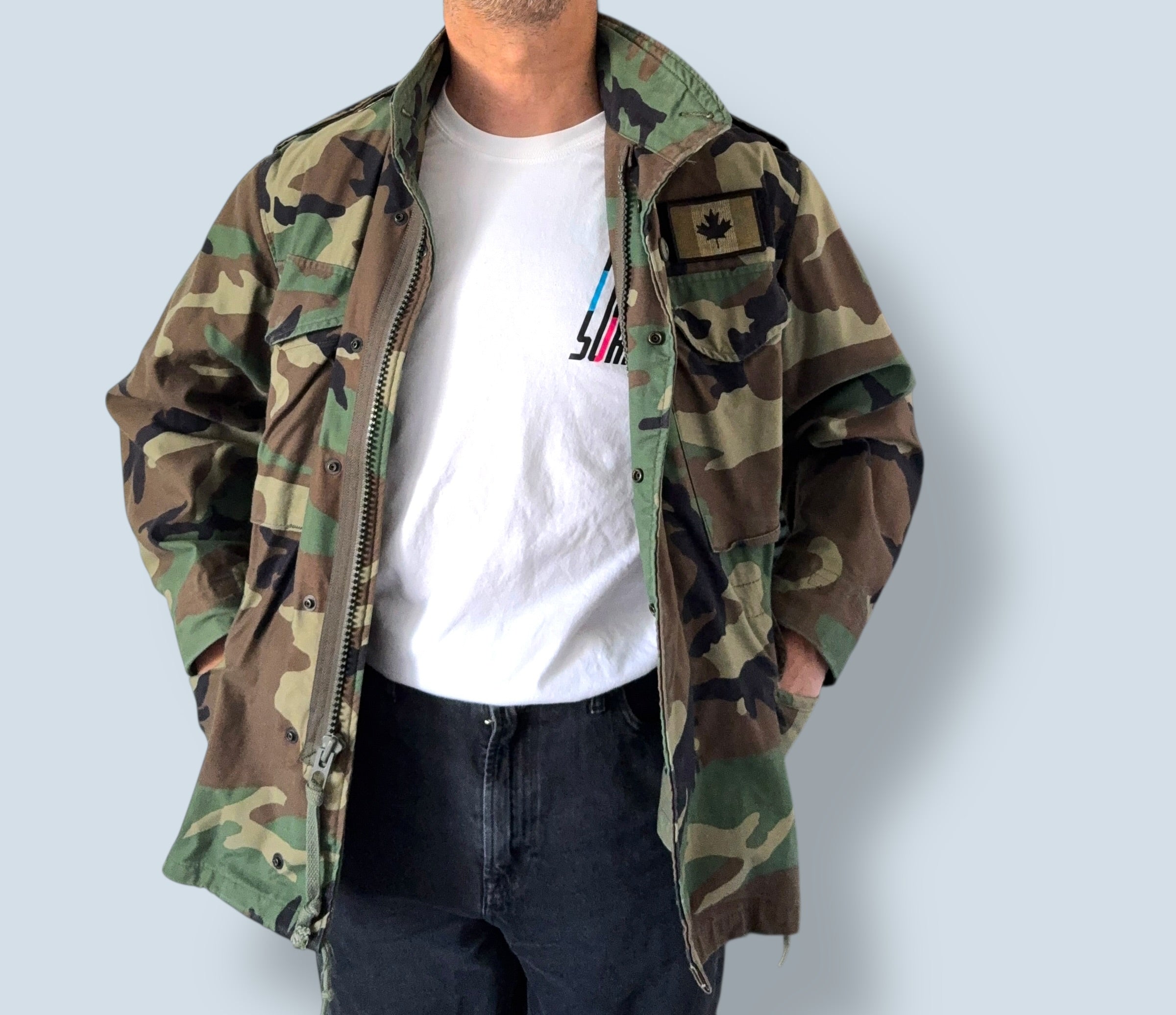 Military Camo Field Jacket