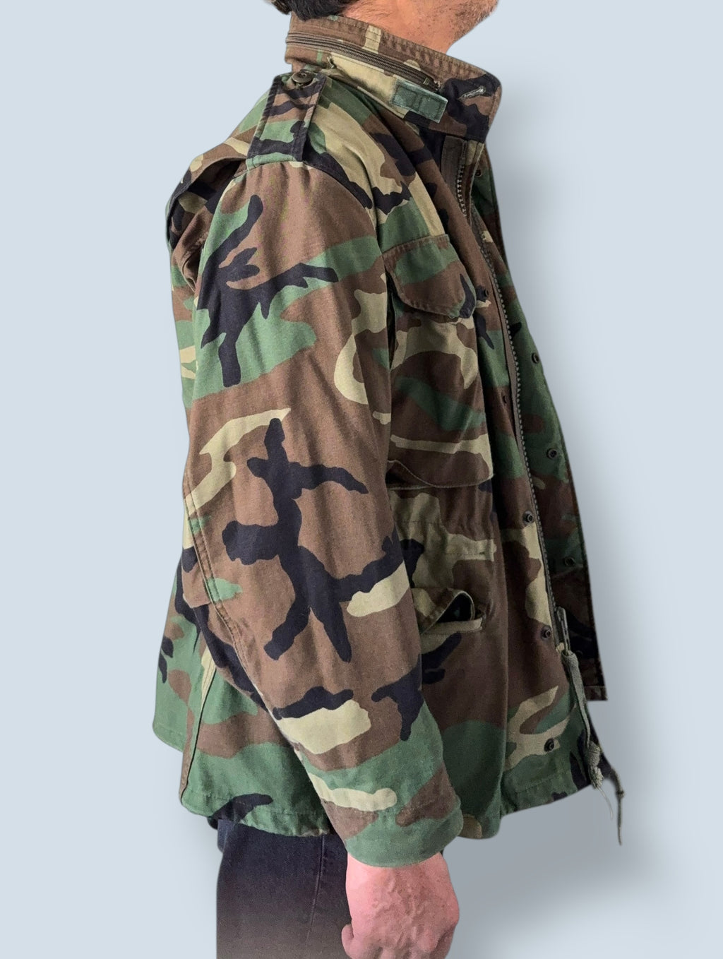 Military Camo Field Jacket
