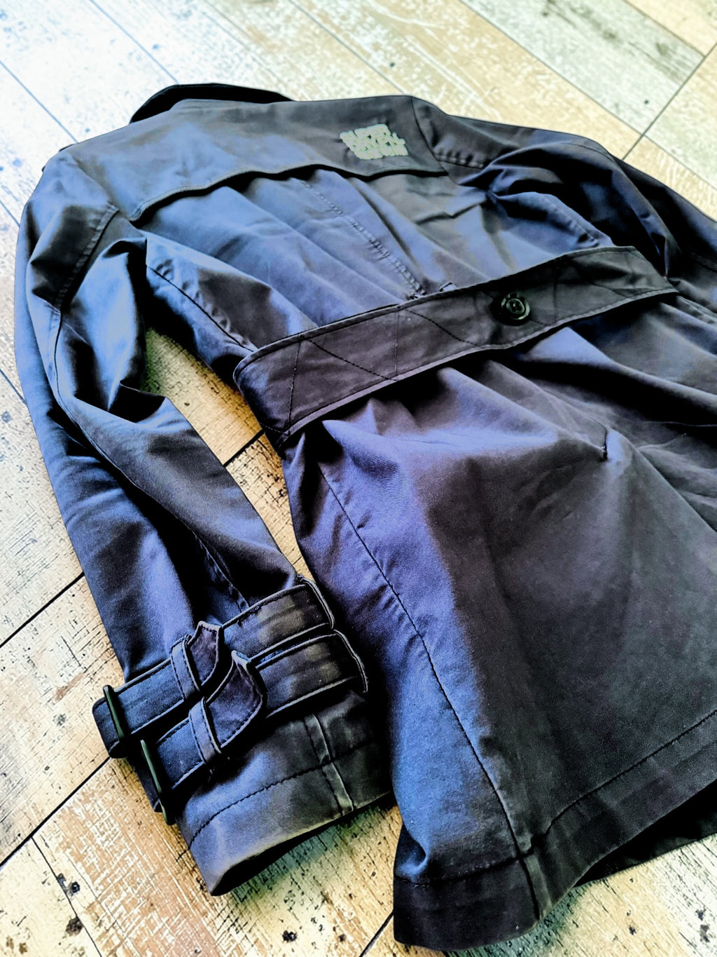 Superdry Limited Edition Trench Coat (2012 Collection) – Navy Double-Breasted Belted Jacket