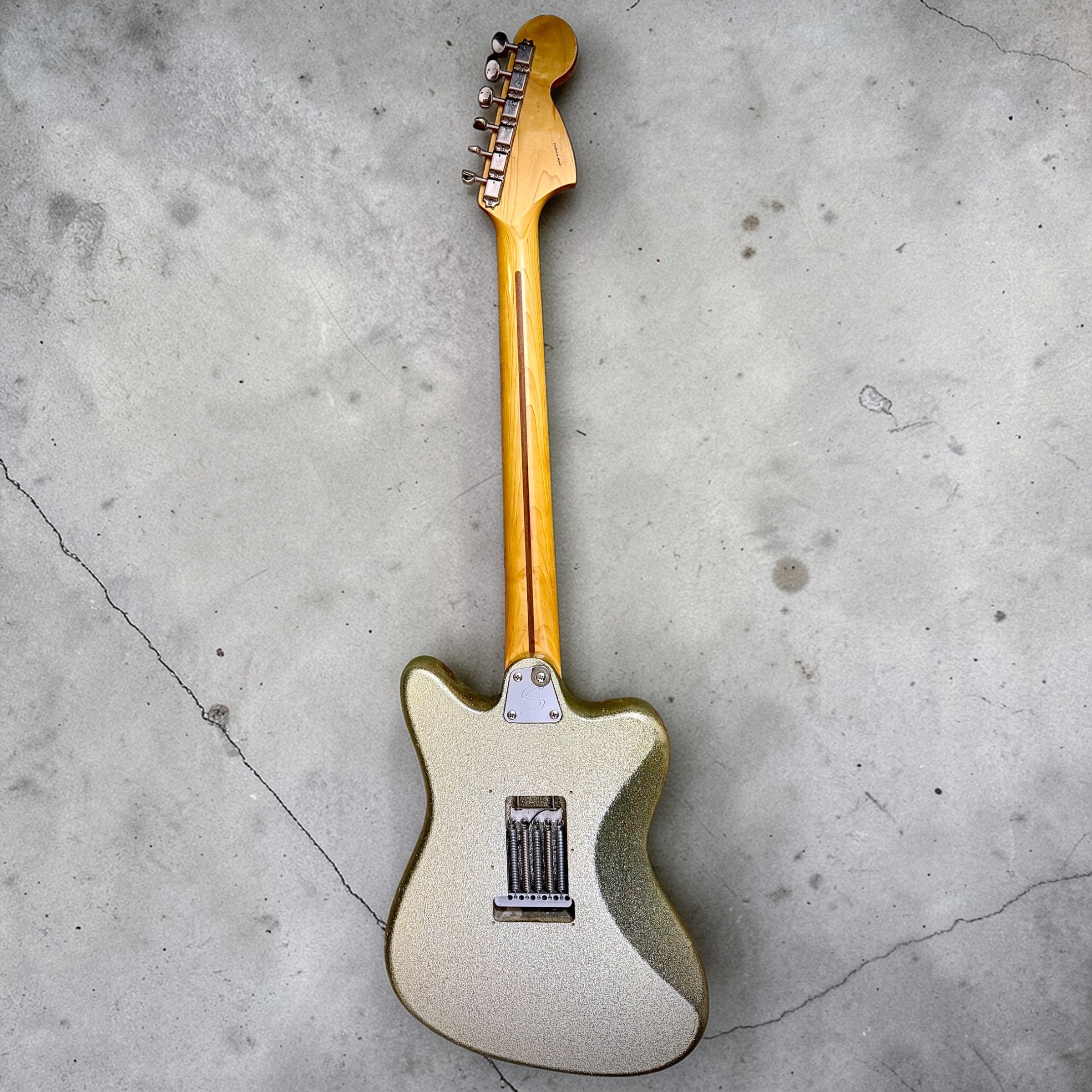 1996–1998 MIJ Squier Super-Sonic (Vista Series) in Silver Sparkle Finish