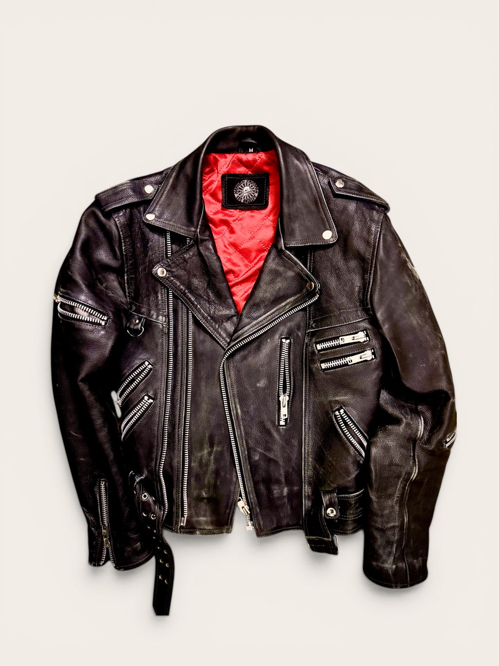Mayhem Trooper Motorcycle Leather Jacket M